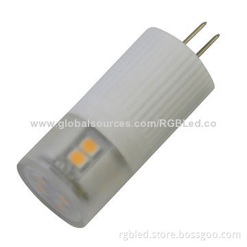 G4/G6.35 bulb with cover, 2.5W, 12pcs 2835SMD, 240-250lm